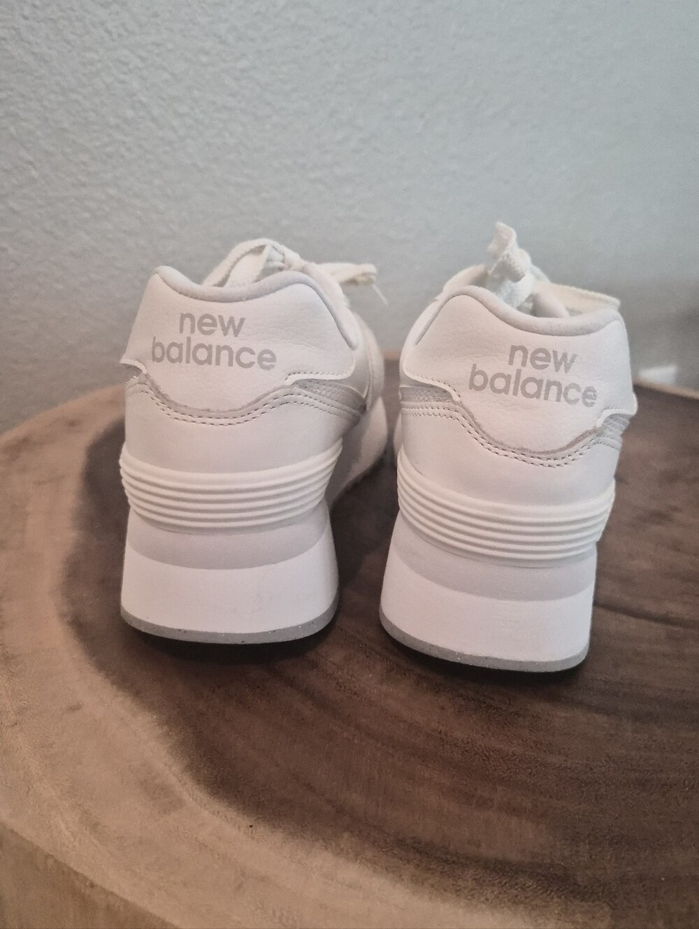 New Balance 574+ White WL574ZFW - Picture 4 of 11